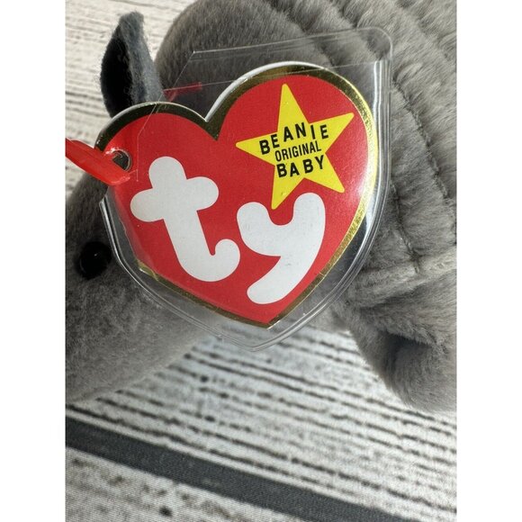 TANK Armadillo Beanie Baby 3rd Generation Tush Tag 1995 PVC Pellets Plush Toy - Picture 6 of 12